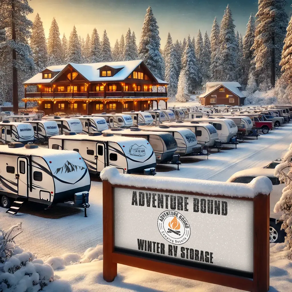 Winter RV storage at Adventure Bound Eagles Peak